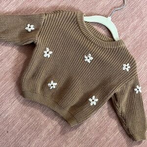 Embroidered Baby Sweater